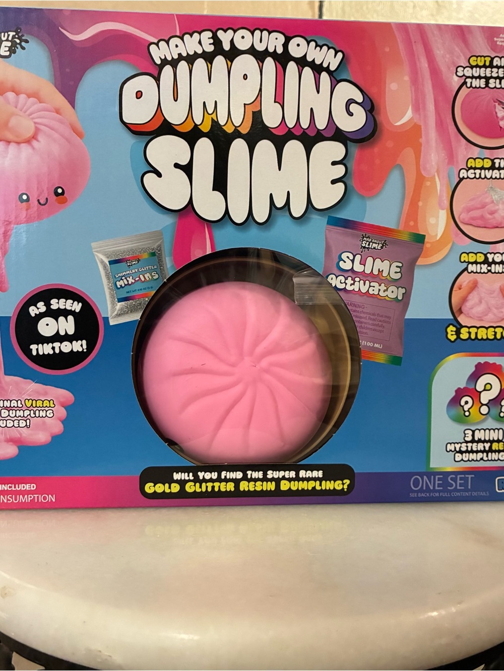 RMS Make Your Own Dumpling Slime Kit - Pink